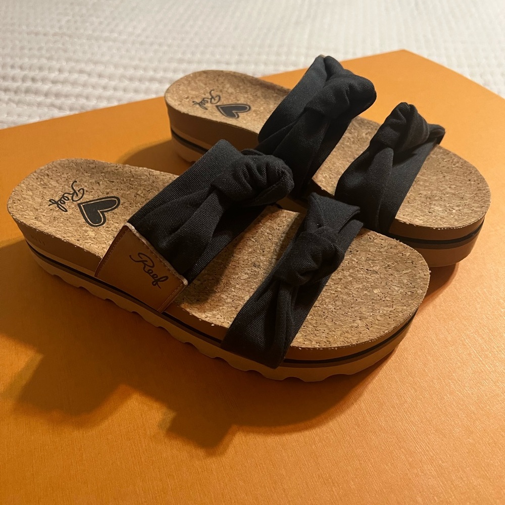 Reef Sandals Knotty Vista Hi Size 7 Black
